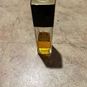 CHANEL No. 5 with Black Cap and Golden Hue